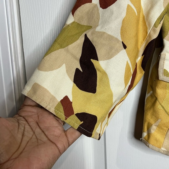 NWT - Norton McNaughton Women’s Blazer - Ivory - Size 14 Petite - Lead Print - Picture 3 of 8